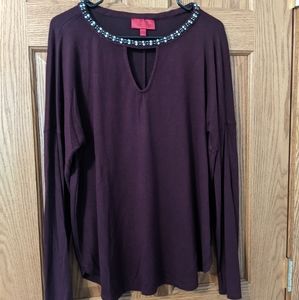 Light burgundy sweater